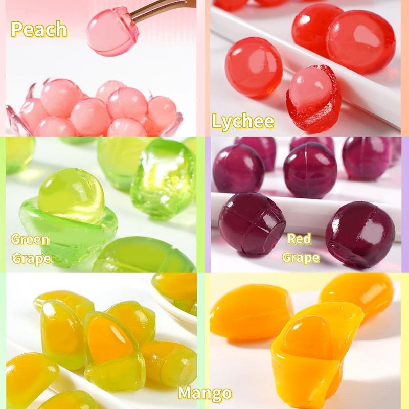 2-Pack Assorted Fruit Gummies – 1 Bag Juicy-Filled Candy +
