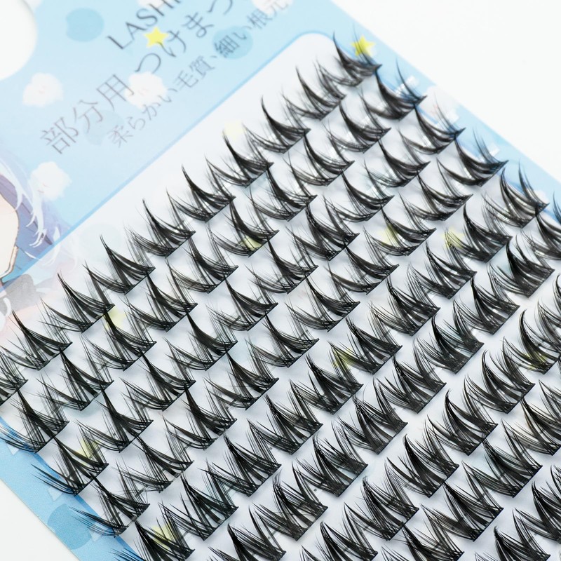 LASHIDOL Partial False Eyelashes, Partial False Eyelashes, Large Capacity, Partial