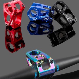 HOUSON bicycle stem, bicycle handlebar stem riser aluminum alloy MTB bicycle stem 8 degree short stem for road bike, mountain bike, BMX