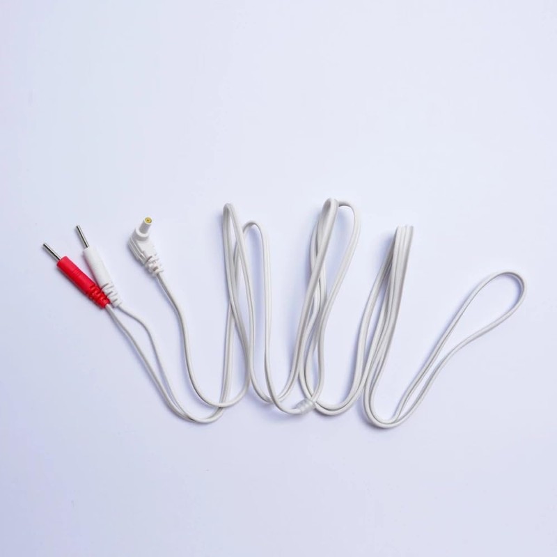 2 pcs Replacement TENS Lead Wire Cable 2.0mm Pin Standard