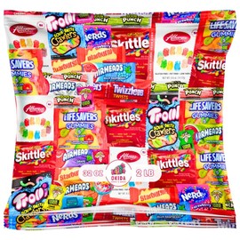 Assorted Candy Variety Pack - Individually Wrapped Party Candy Assortment - Candy For Every Occasion! (32 Ounces)