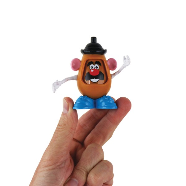 Worlds Smallest Mr Potato Head - Miniature Version of the Classic. Fully Playable and Accurate Tiny Toy! Includes Face Change Spin Feature,various
