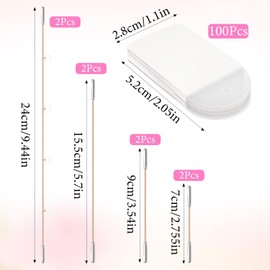 Hpmjz 100 PCS Face Lift Tape Invisible with String Neck Tape Instant Facelift Tapes Adhesive Lifting Patch Quick Lifter Stickers Thin Facelift Bands for Makeup Double Chin Eyes Jowls Sagging Woman