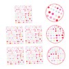 Baluue 5pcs Flatback Pearl Stickers Face Beauty Stickers for Makeup