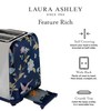 VQ Laura Ashley Elveden Navy Stainless Steel 2 Slice Toaster