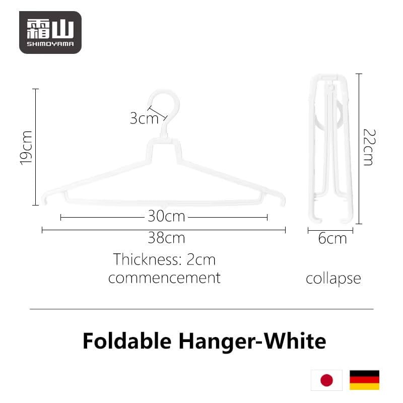 sosame Set of 4 Japanese Folding Hangers - With Foldable