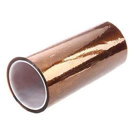 Cinta de Oficina Resistente al Calor, Cinta Aislante Transparente de poliimida for Altas temperaturas, 200 mm, 100 pies, Cinta de Prensa térmica de película de poliimida, Cinta de sublimación