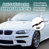 BokWin 4-Packs Black Anti-Collision Patch Bumper Guard Strip Anti-Scratch Bumper