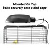 Oiibo Bird Cage Light Fixture Combo Kit, AvianSun Lamp Hood