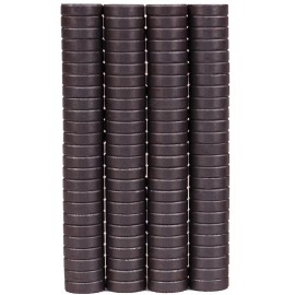 Creative Hobbies Strong 3/4" Round Flat Ceramic Disc Magnets For DIY Crafts ~ Lot of 100 Pieces