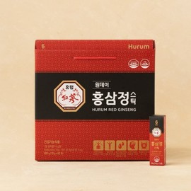 Hurum One Day Red Ginseng Extract Stick 10gx60 Packets  / 휴럼 원데이 홍삼정스틱 10gx60포