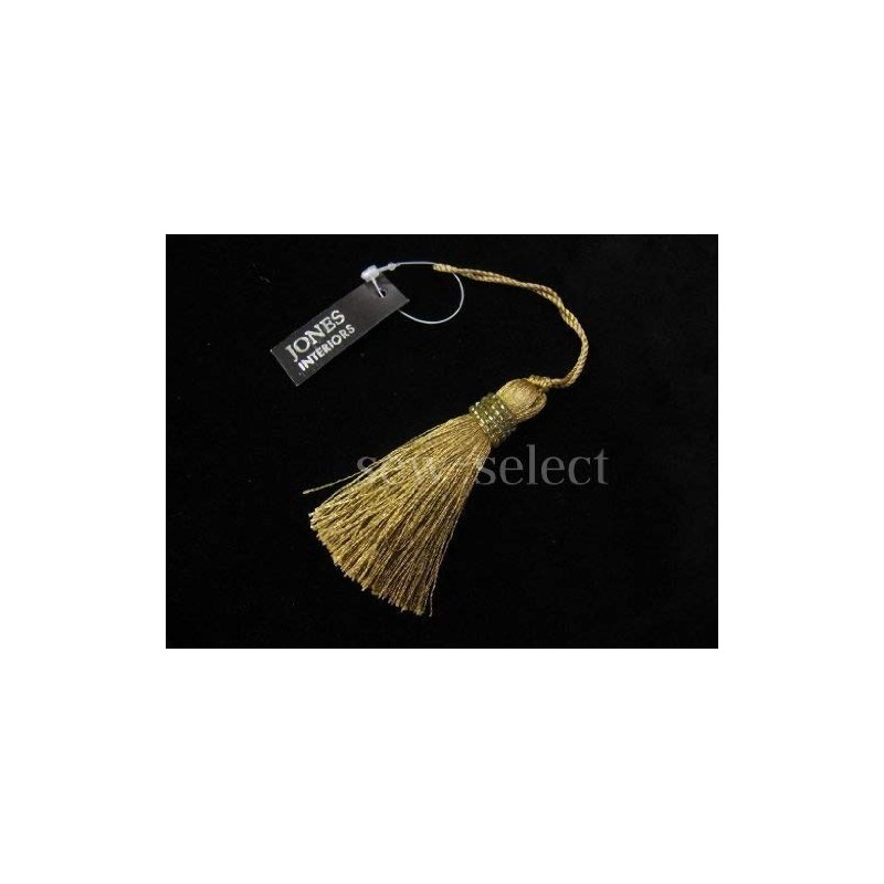 Milly key tassel with bead trim (Gold)