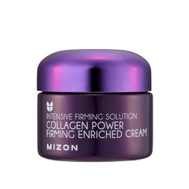 [Mizon] Sea Collagen Enriched Cream (50 ml) Korean Skin Care, 54% Rich Sea Collagen, Anti-Ageing and Intensive Care for Fine Lines (Collagen Power Firming Enriched Cream)