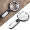 8X Rechargeable Magnifying Glass with Light 21Led 3 Mode Magnifying