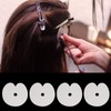 25Pcs Hair Extension Hair Extensions Circular Single Hole, Round Spacer