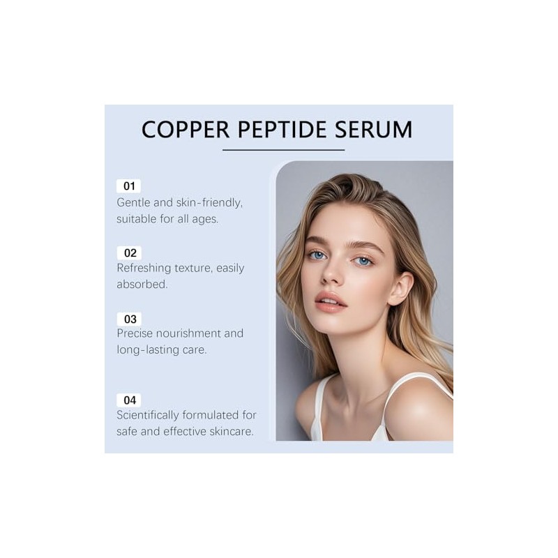 Sérum Facial Con Péptidos De Cobre — Copper Peptide Face