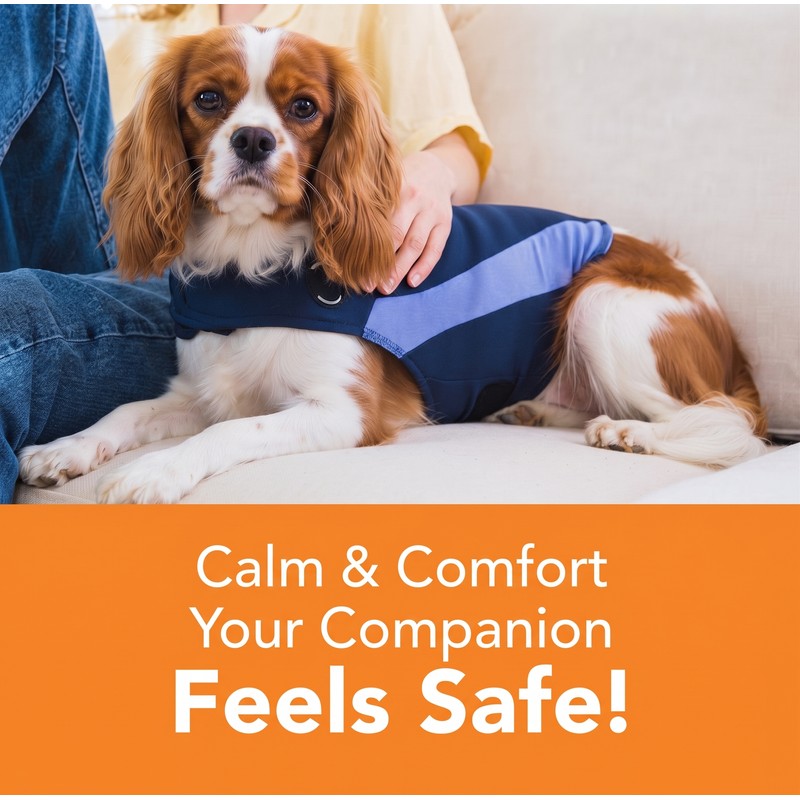 Anxiety Relief & Calming Thunder Vest for Dogs – Drug-Free