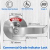 Onedaful Cuzofu Privacy Indicator Lever Lock Inuse or Vacant, Occupied