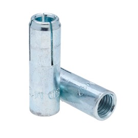 M10 Drop In Anchor Knurled Expansion Anchor Female Thread Steel 10mm x 40mm Drop in Bolt Sleeve Plug Machine Stud Wedge Anchor for Concrete Concrete Stone Brick Wall (Pack of 10)