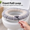 1pcs Thicker Bathroom Toilet Seat Cover Pads Soft Comfortable Toilet