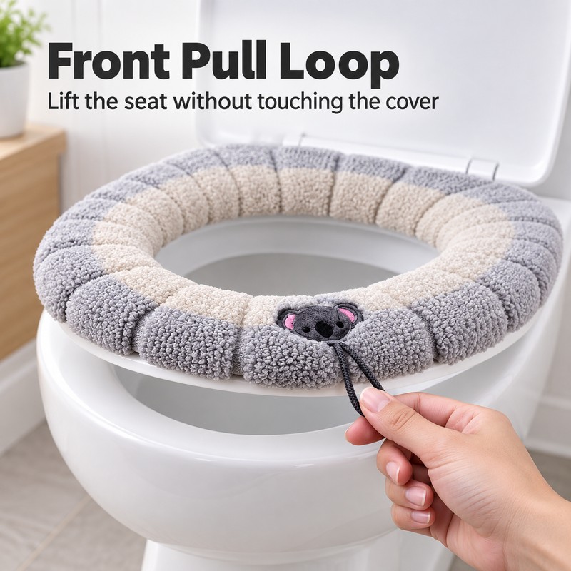 1pcs Thicker Bathroom Toilet Seat Cover Pads Soft Comfortable Toilet