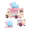 1:36 Magnetic Induction Alloy Die Cast Food Truck Kid Light