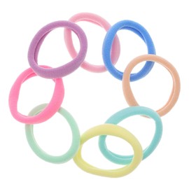 FRCOLOR 100pcs Elastic Ponytail Holders Seamless Hair Ties for Women Girls Durable Hair Bands for Thick Versatile Accessories for Fashion Lovers