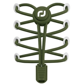 RJ-Sport Elastic Quick Release Shoelaces, Fast Lacing System for Unique Comfort and Strong Hold, green