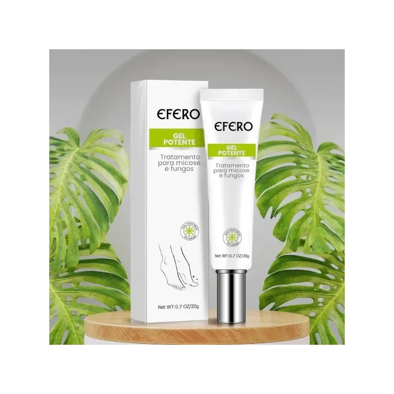 1pzs Crema Natural Hongos Uñas Pies Efero Gel Reparador 20ml