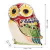 Metal Trinket Box Owl Shape Shiny Exquisite Zinc Alloy Jewelry