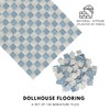 150 pcs, Dollhouse Flooring, 1:12 Scale Doll House Tiles, Miniature