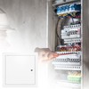 QWORK 10" x 10" Flush Access Door, Aluminum Alloy Access