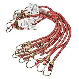 Mr Gadget's Solutions 10 PIECE BUNGEE CORDS 10" MINI SMALL SHORT ELASTIC STRAPS HOOKS STRETCH