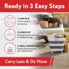 dbest products - Cesta Plegable para Ropa Sucia con Ruedas,