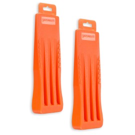 YARDMARIS Tree Felling Wedge, Plastic Logging Wedges with Spikes Forestry Wedge for Tree Cutting, Chainsaw Loggers Supplies, Chainsaws & Accessories Set of 2(2X 8)