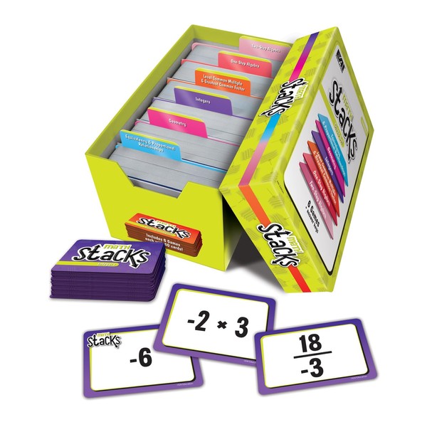 EAI Education Math Stacks Classroom Game, Set of 6: Grades