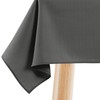 Filumi Tablecloth 140 x 220 cm Grey Washable for Indoor