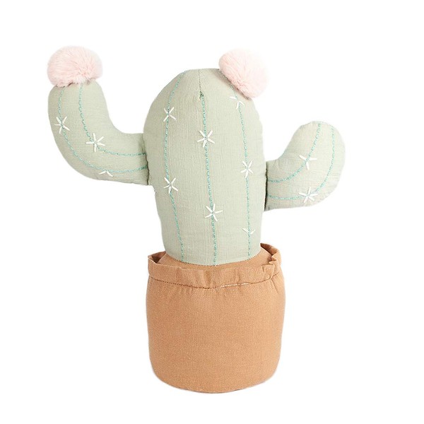 Mon Ami 3D Soft Plush Cactus In Flowerpot Pillow and Toy, Huggable Cactus Flowerpot Shaped Pillow, Plush & Decorative Accessory Cushion For Child’s Bed/Couch, Perfect Party Favor & Birthday Gifts,12"