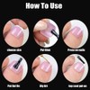 Toe Nail Tips - Short French Square Wearable Toenails 120Pcs/Box,