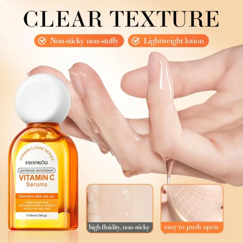 Sérum De Vitamina C: Cuidado Facial Hidratante: Ilumina La P
