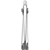 VERALY.MX Set 2 Clip Para Billetes Plateado Tarjetas 3 Divisiones