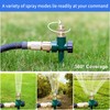 Metal Lawn Sprinkler for Yard 2 Pack, Adjustable Brass Garden