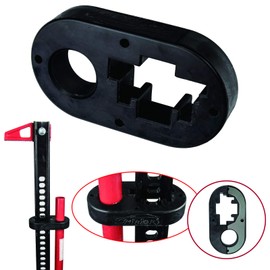 3mirrors Handle Keeper for Hi-Lift Jack Lifter Handle, Super Sun-Resistant Rubber Handle Bar Protector Upgrade Built-in Steel Plate More Durable