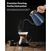 Harriet Gooseneck Electric Kettle - 1200W Fast Heat, 0.8L Stainless