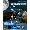 Telescope,90mm Aperture 900mm Professional Refractor Telescope,Magnification 450X High Powered Telescope,Telescopes