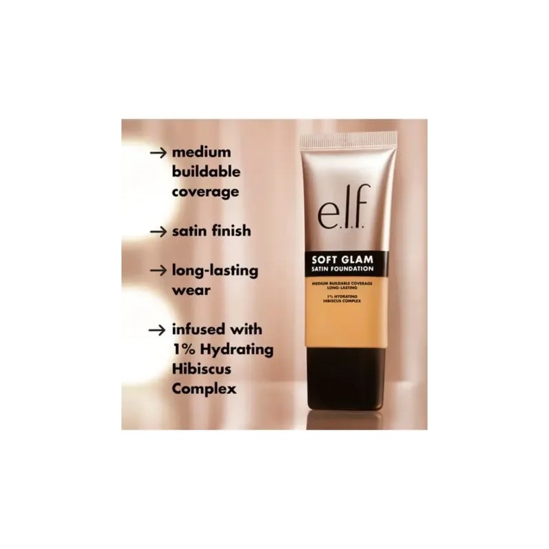 Elf Base De Maquillaje Soft Glam Satin Foundation 30 Ml