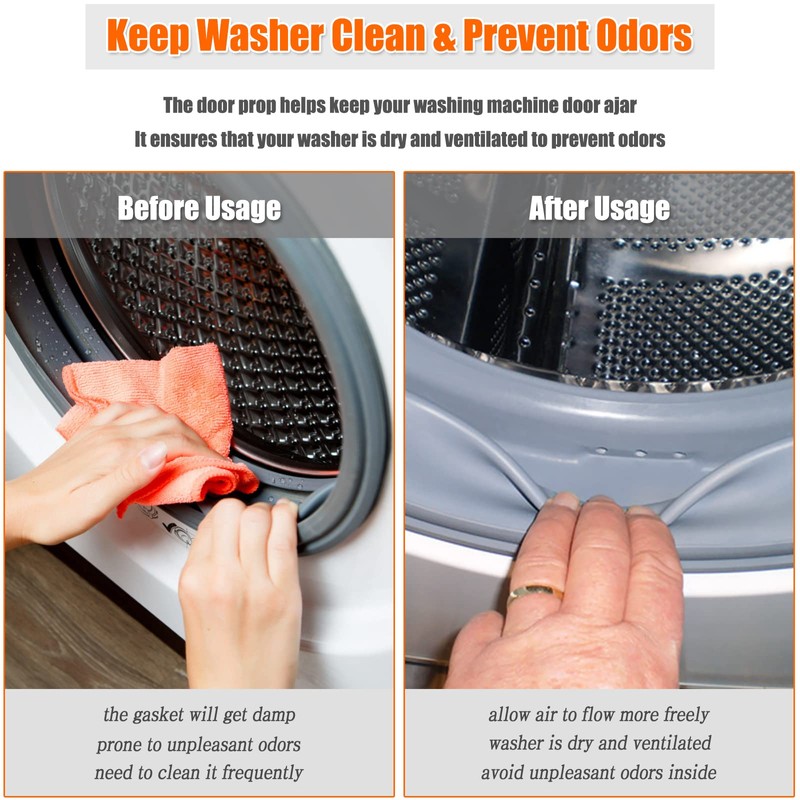 Front Load Washer Door Prop - Magnetic Washing Machine Door