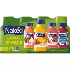 Naked 100% Juice Blend, Variety Pack, 10 fl oz, 12 ct, 120 oz, 7.5 lbs, Kosher