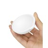 QWORK Ceramic Crucible Bowl, 4 Pcs Quartz Melting Dishes Pot