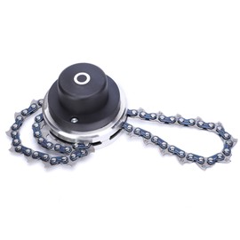 65Mn Coil Chain Trimmer Head Garden Lawn Mower Accessory Coil Chain Brush Cutter Black